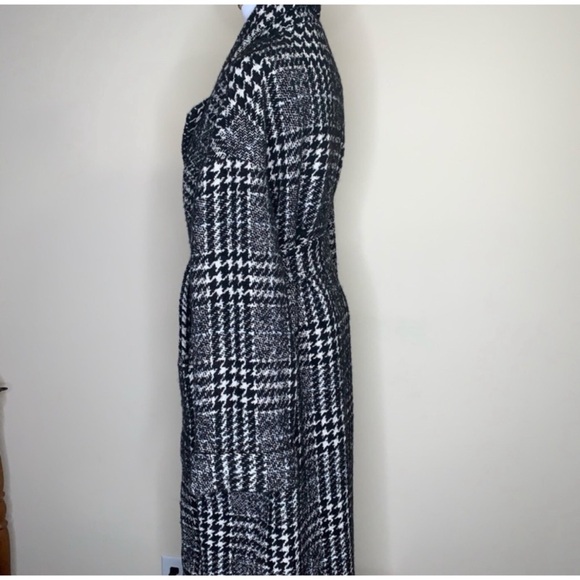 Zara Oversized Houndstooth Coat - Picture 6 of 16